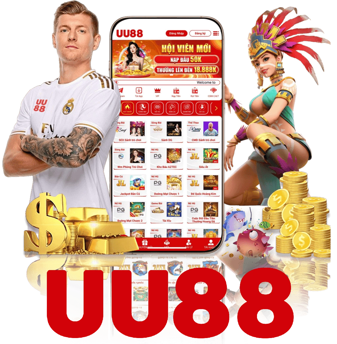 Ứng dụng UU88 trên thiết bị di động